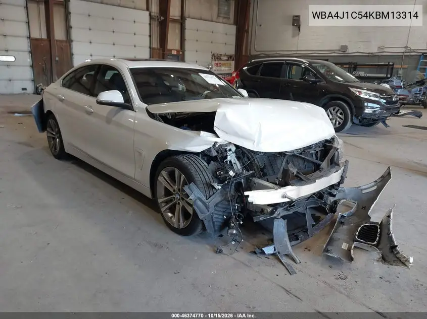 BMW 4ER 2019, VIN WBA4J1C54KBM13314