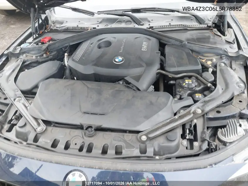 2020 BMW 4ER VIN WBA4Z3C06L5R78852 — фото 10