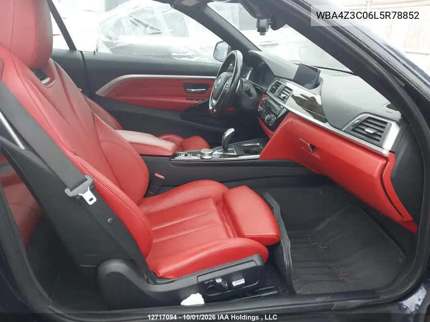 2020 BMW 4ER VIN WBA4Z3C06L5R78852 — фото 5