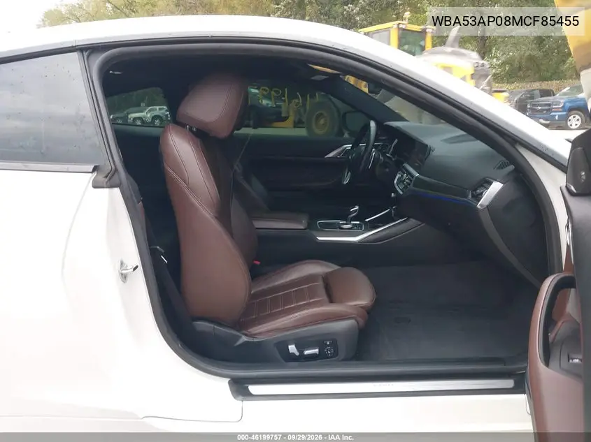 2021 BMW 4ER VIN WBA53AP08MCF85455 — фото 5