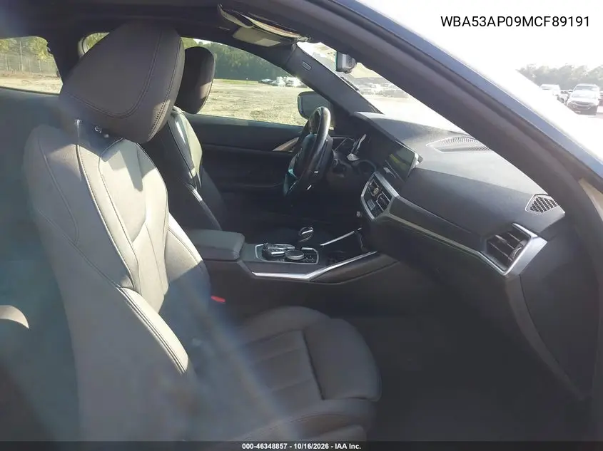 2021 BMW 4ER VIN WBA53AP09MCF89191 — фото 5