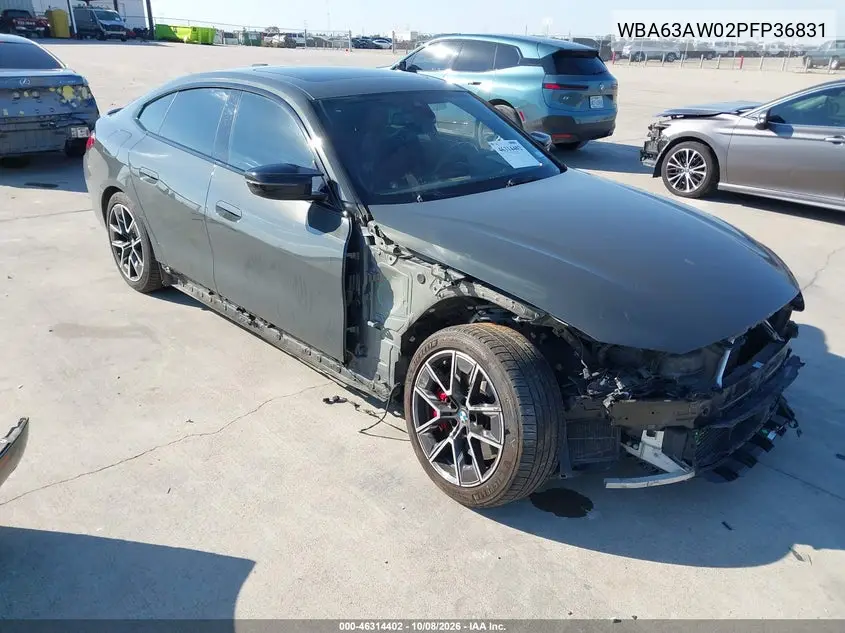 BMW 4ER 2023, VIN WBA63AW02PFP36831