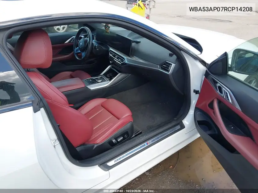 2024 BMW 4ER VIN WBA53AP07RCP14208 — фото 5