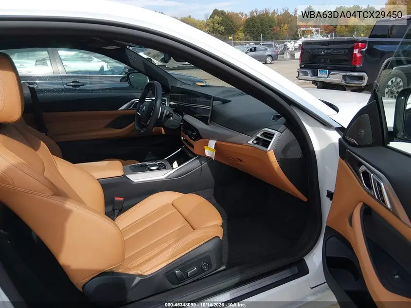 2026 BMW 4ER VIN WBA63DA04TCX29450 — фото 5