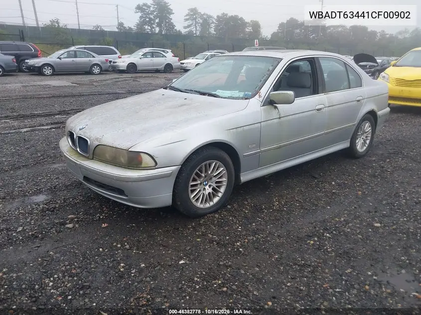 2001 BMW 5ER VIN WBADT63441CF00902 — фото 2