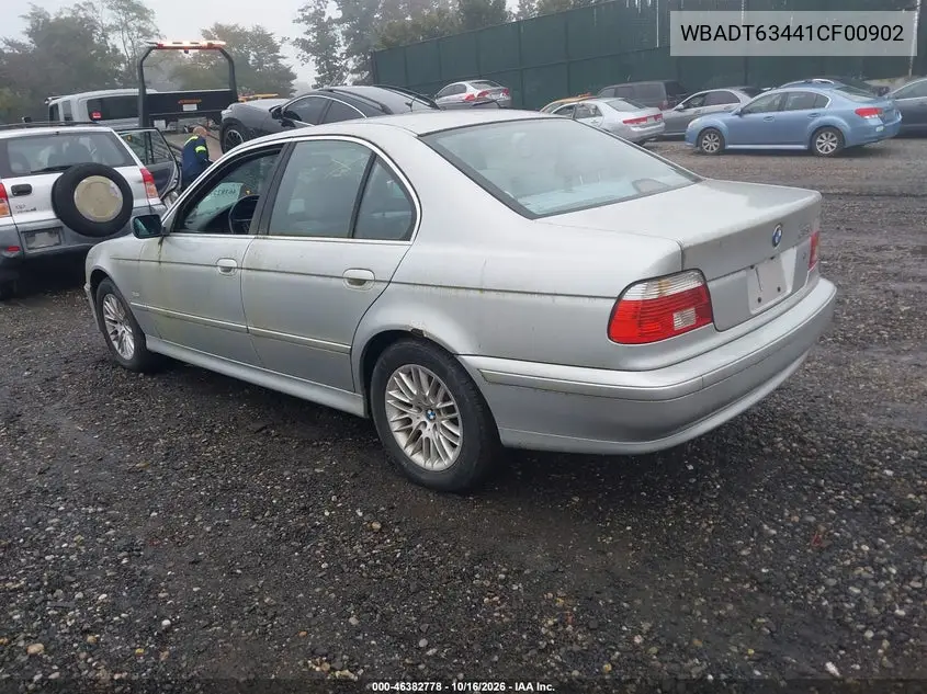 2001 BMW 5ER VIN WBADT63441CF00902 — фото 3