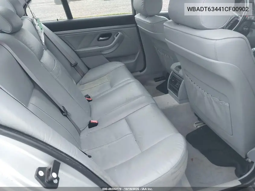 2001 BMW 5ER VIN WBADT63441CF00902 — фото 8