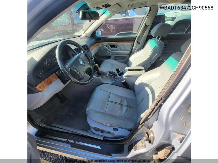 BMW 5ER 2002, VIN WBADT63472CH90568