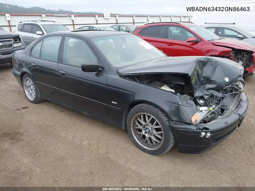 BMW 5ER 2002, VIN WBADN63432GN86463