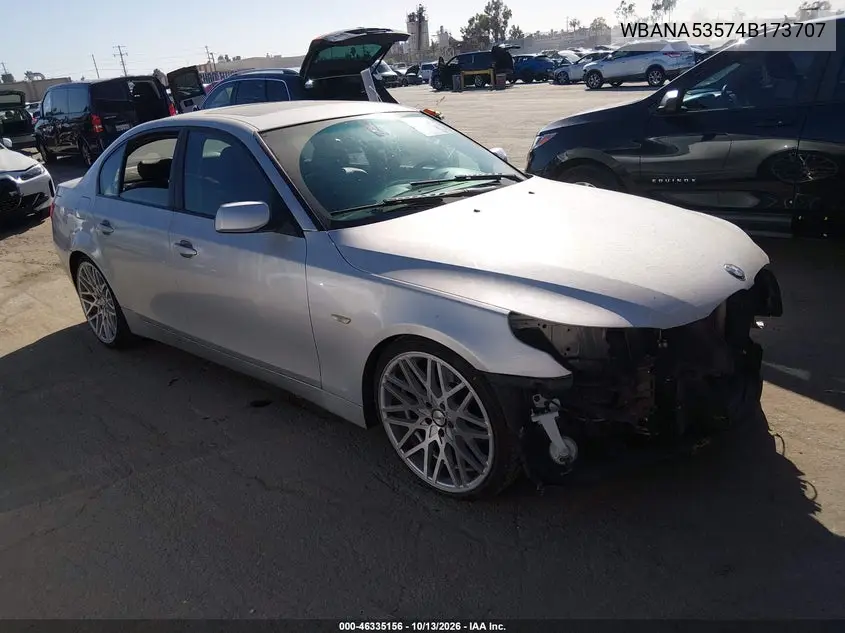 BMW 5ER 2004, VIN WBANA53574B173707