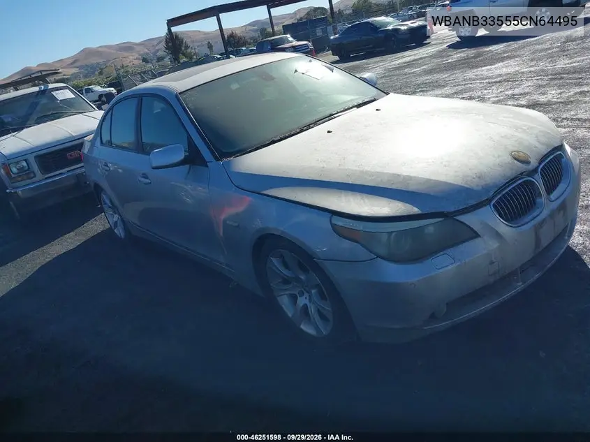 BMW 5ER 2005, VIN WBANB33555CN64495