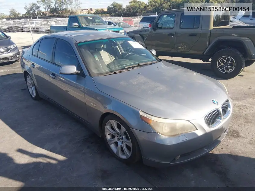 BMW 5ER 2006, VIN WBANB53586CP00454