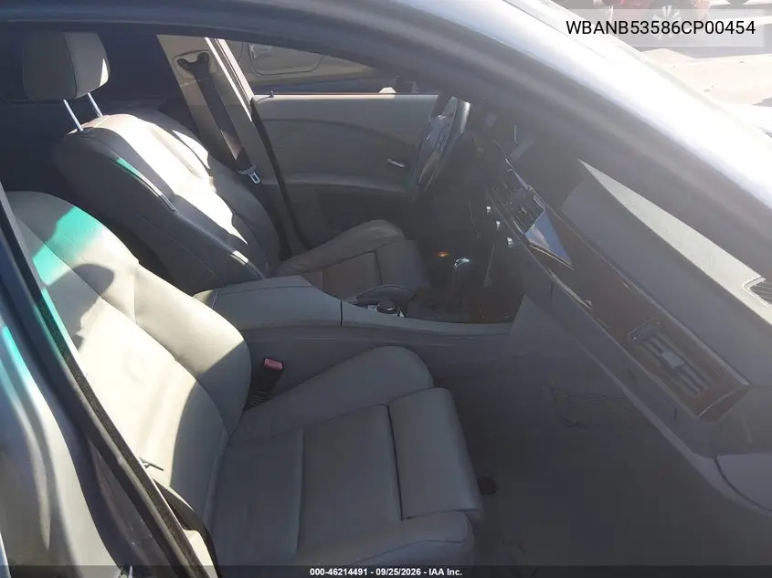 2006 BMW 5ER VIN WBANB53586CP00454 — фото 5