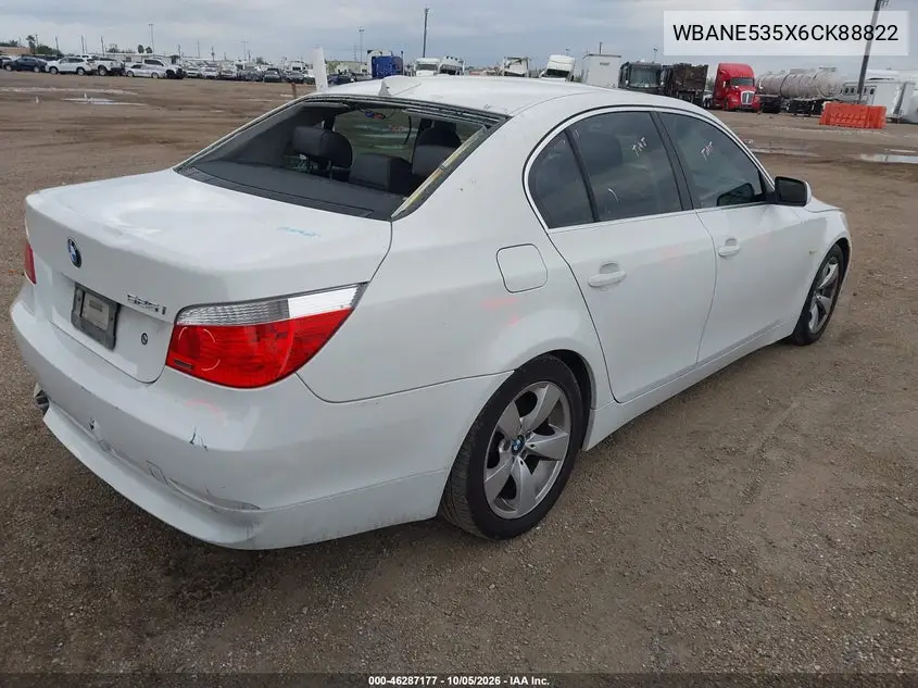 2006 BMW 5ER VIN WBANE535X6CK88822 — фото 4
