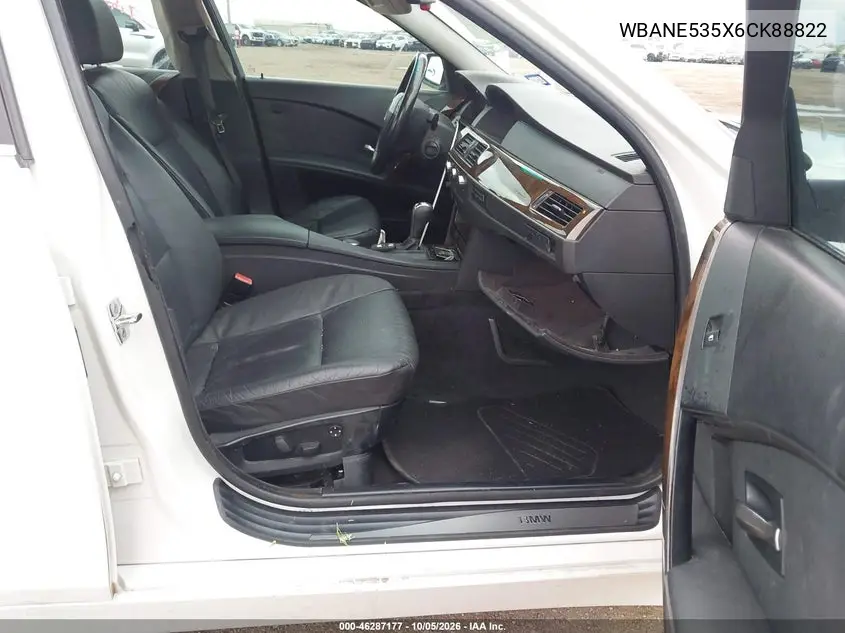 2006 BMW 5ER VIN WBANE535X6CK88822 — фото 5