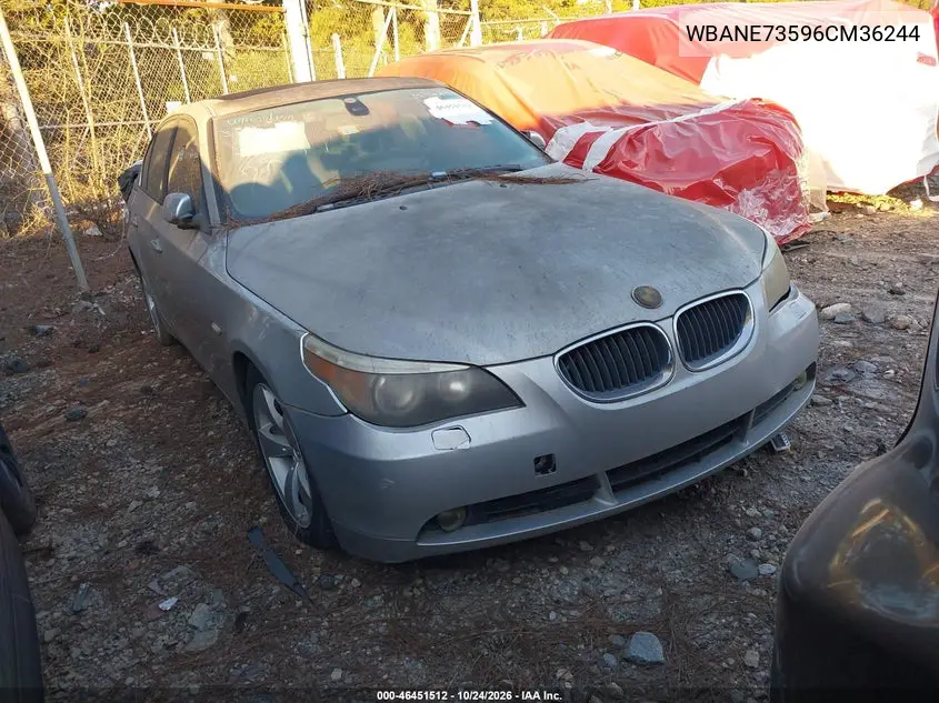 BMW 5ER 2006, VIN WBANE73596CM36244