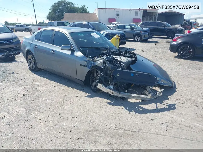 BMW 5ER 2007, VIN WBANF335X7CW69458
