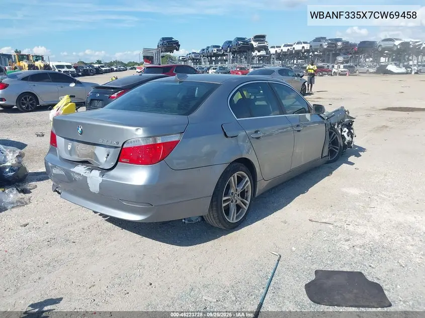 2007 BMW 5ER VIN WBANF335X7CW69458 — фото 4