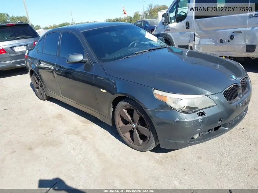 BMW 5ER 2007, VIN WBANF73527CY17593
