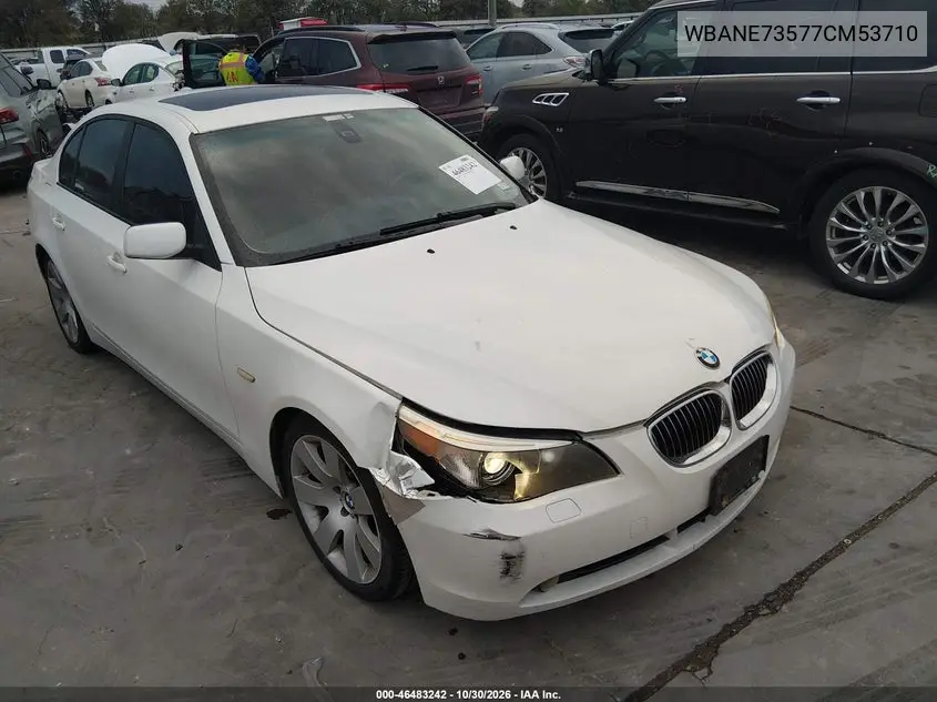BMW 5ER 2007, VIN WBANE73577CM53710