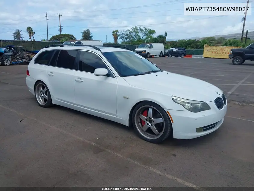 BMW 5ER 2008, VIN WBAPT73548CW98027