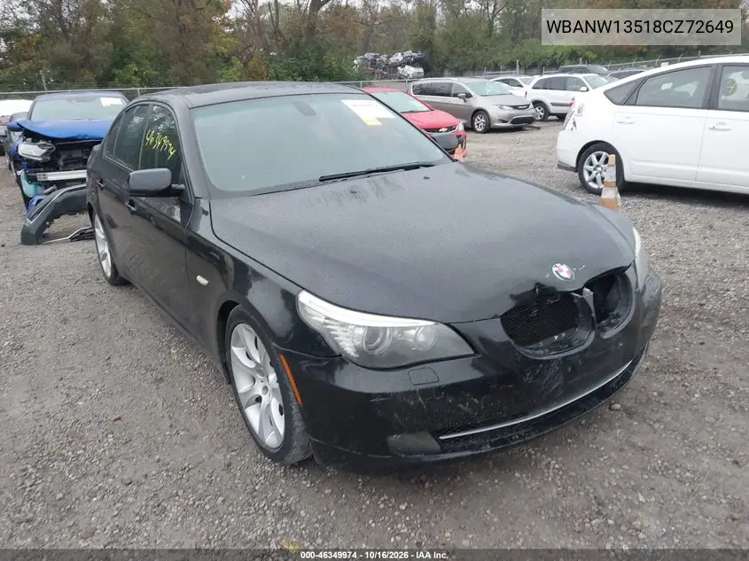 BMW 5ER 2008, VIN WBANW13518CZ72649