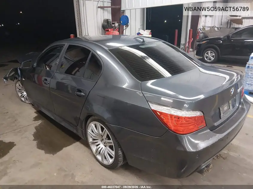 2010 BMW 5ER VIN WBANW5C59ACT56789 — фото 3
