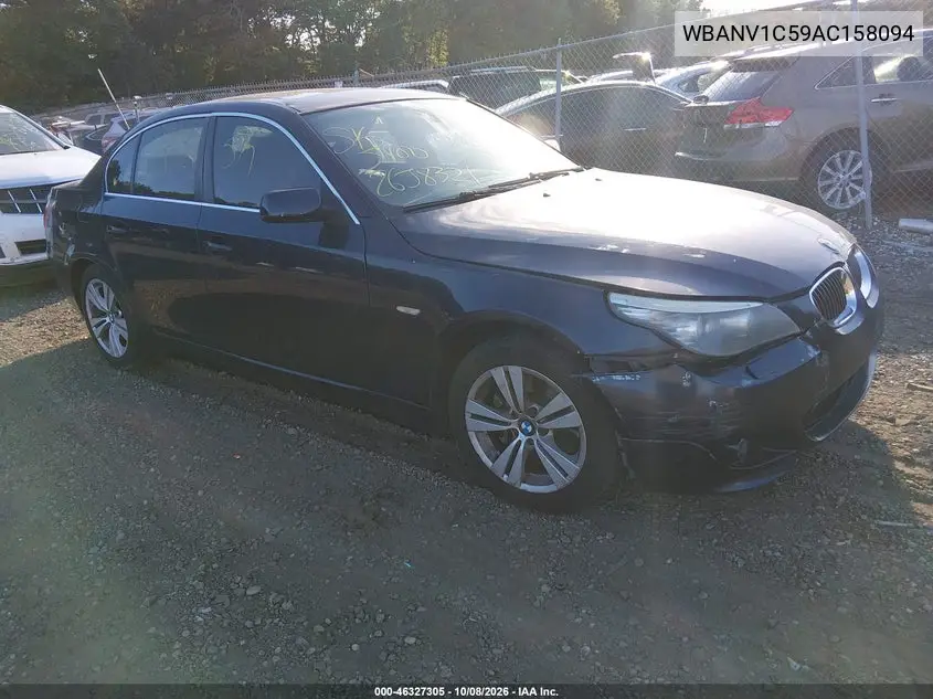 BMW 5ER 2010, VIN WBANV1C59AC158094