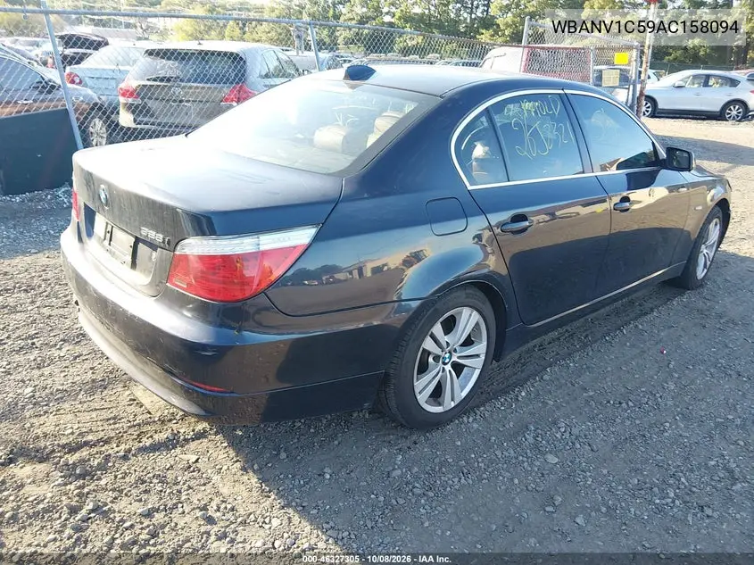 2010 BMW 5ER VIN WBANV1C59AC158094 — фото 4