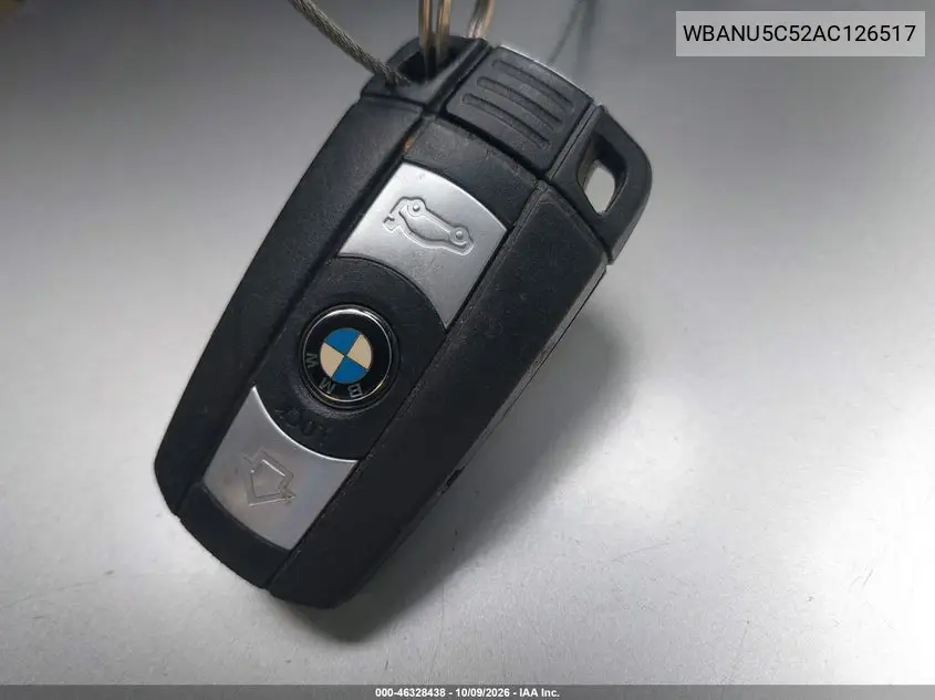 2010 BMW 5ER VIN WBANU5C52AC126517 — фото 11