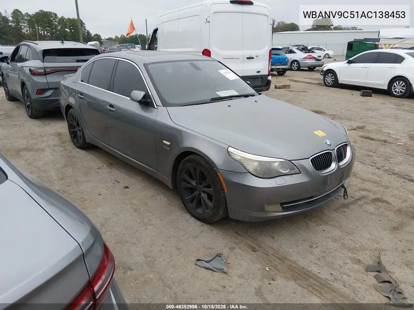 BMW 5ER 2010, VIN WBANV9C51AC138453