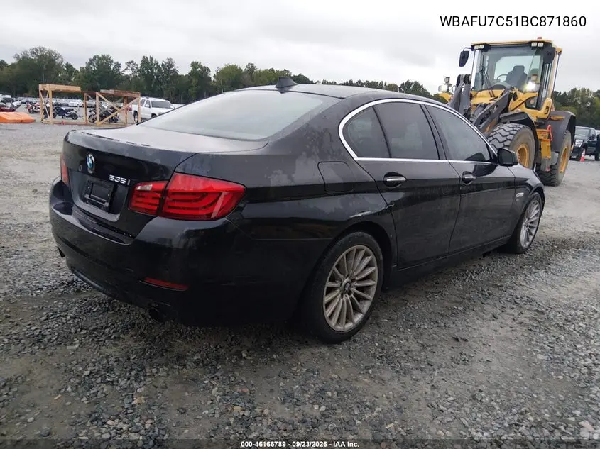 2011 BMW 5ER VIN WBAFU7C51BC871860 — фото 4