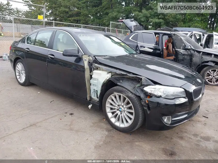 BMW 5ER 2011, VIN WBAFR7C50BC604923