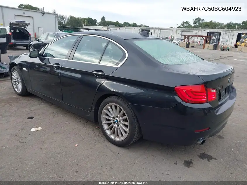2011 BMW 5ER VIN WBAFR7C50BC604923 — фото 3