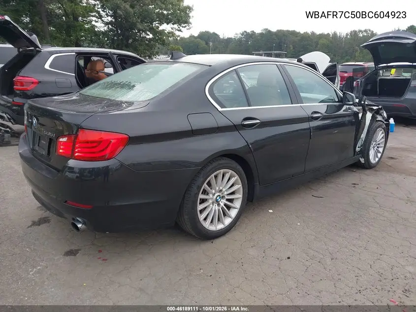 2011 BMW 5ER VIN WBAFR7C50BC604923 — фото 4