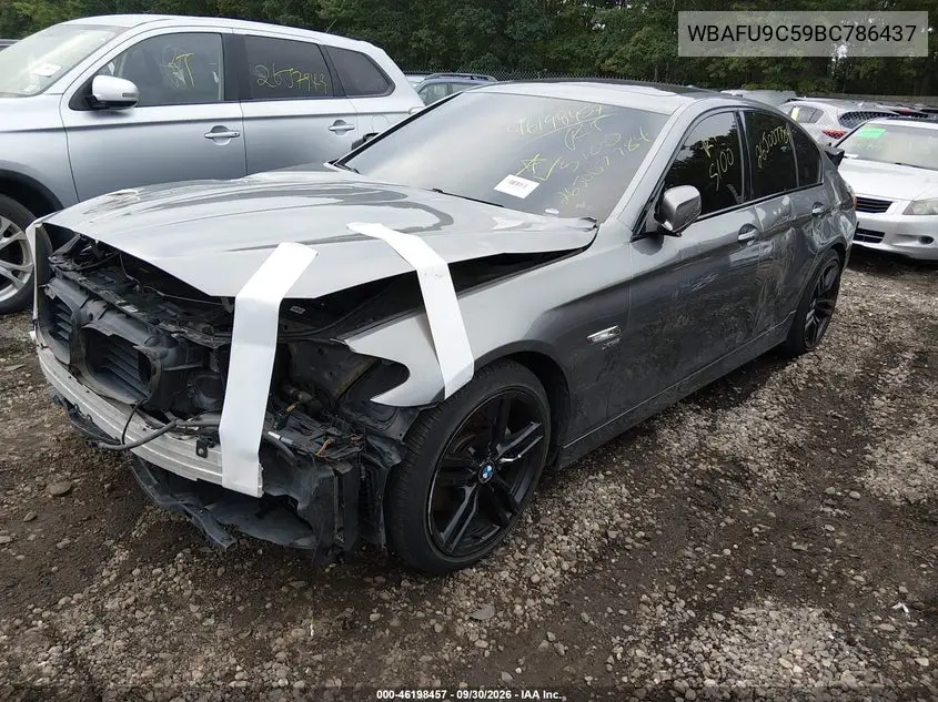 2011 BMW 5ER VIN WBAFU9C59BC786437 — фото 5