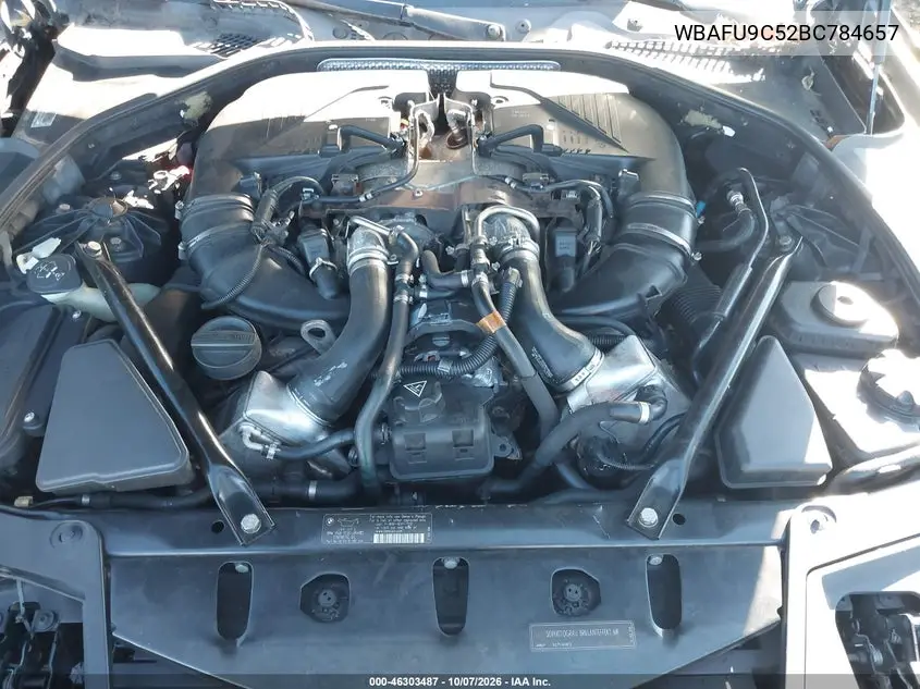 2011 BMW 5ER VIN WBAFU9C52BC784657 — фото 10
