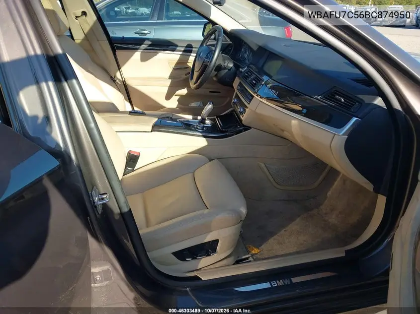 2011 BMW 5ER VIN WBAFU7C56BC874950 — фото 5