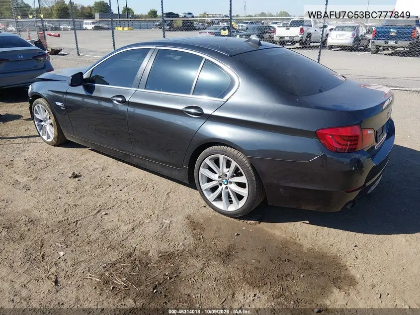 2011 BMW 5ER VIN WBAFU7C53BC777849 — фото 3