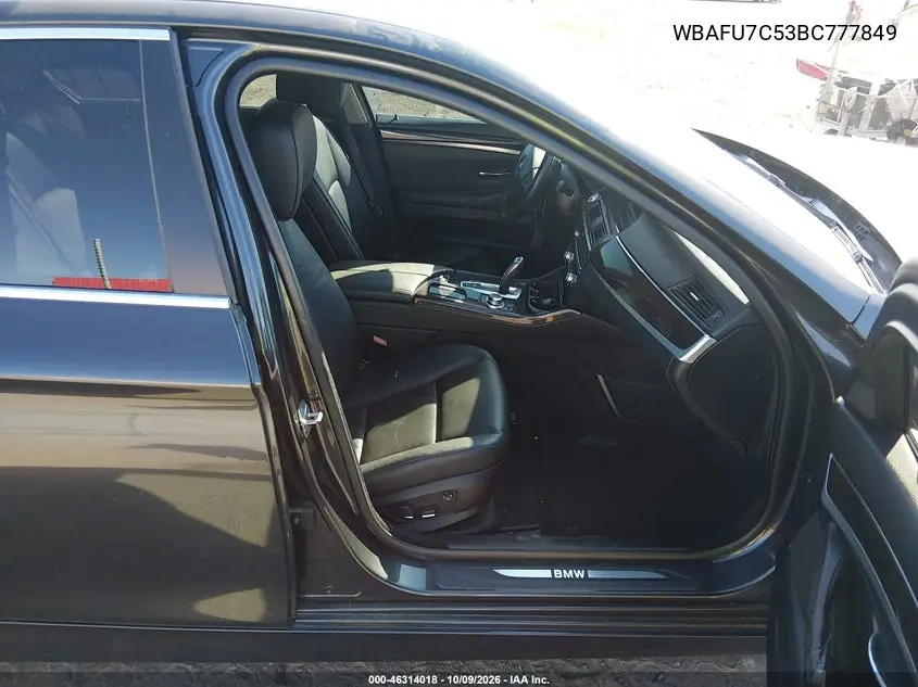 2011 BMW 5ER VIN WBAFU7C53BC777849 — фото 5