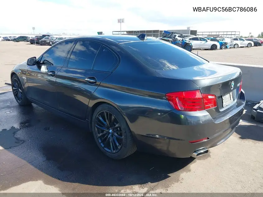 2011 BMW 5ER VIN WBAFU9C56BC786086 — фото 3