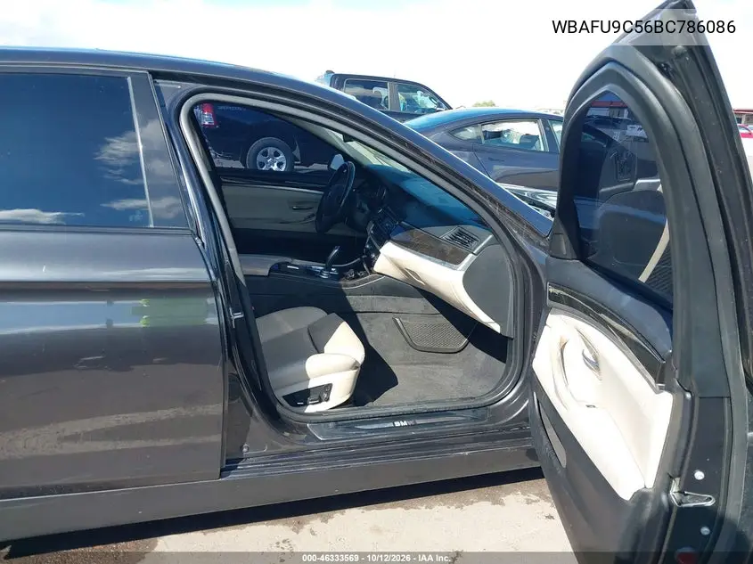 2011 BMW 5ER VIN WBAFU9C56BC786086 — фото 5