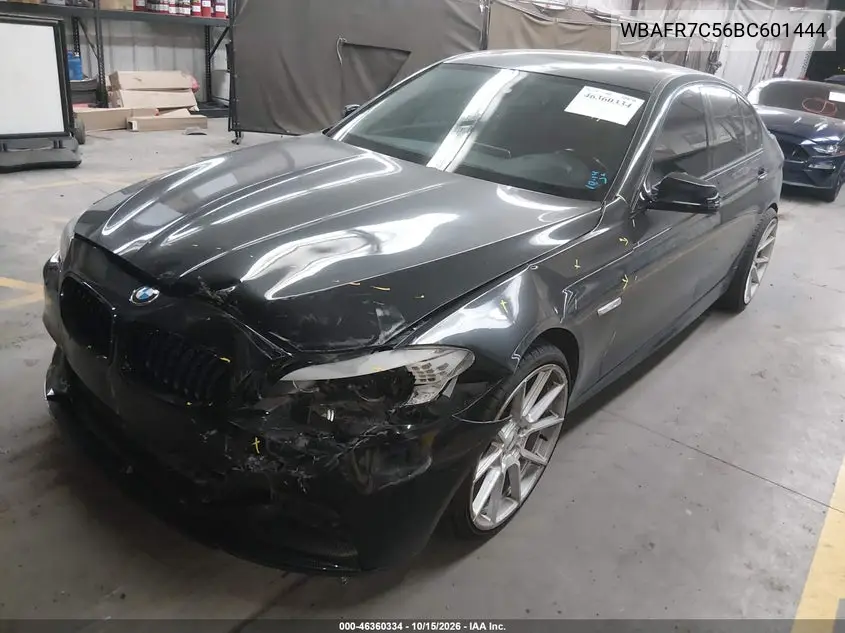 2011 BMW 5ER VIN WBAFR7C56BC601444 — фото 2