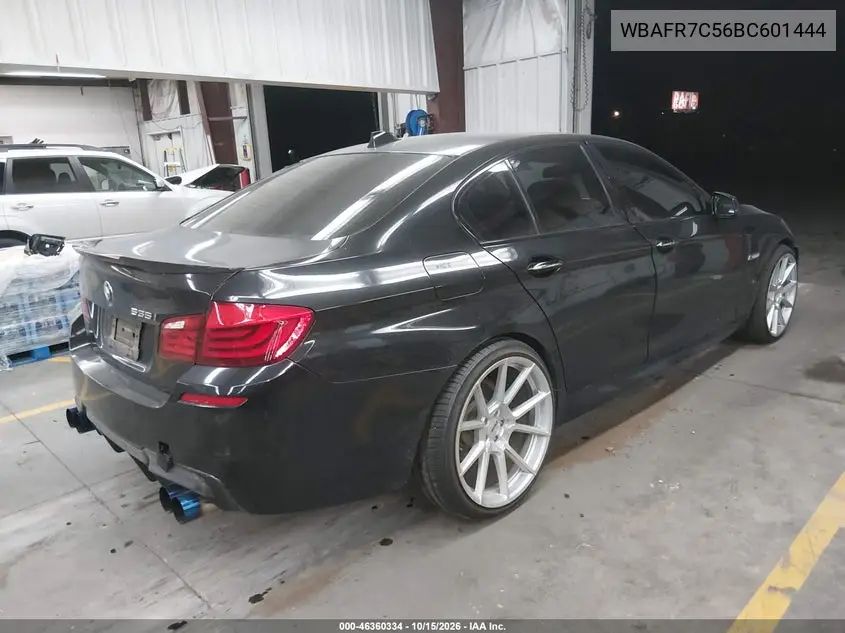 2011 BMW 5ER VIN WBAFR7C56BC601444 — фото 4