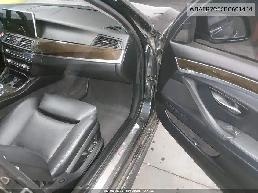 2011 BMW 5ER VIN WBAFR7C56BC601444 — фото 5