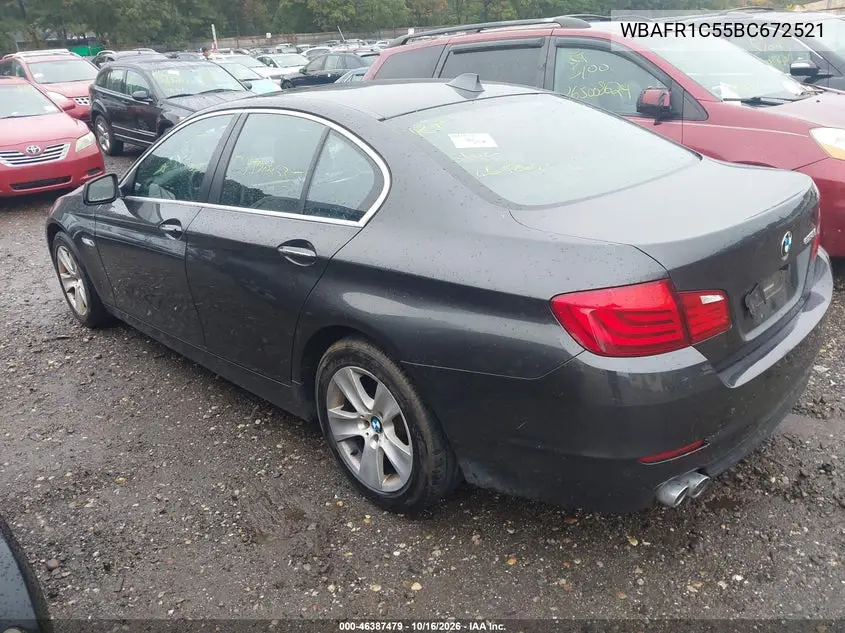 2011 BMW 5ER VIN WBAFR1C55BC672521 — фото 3