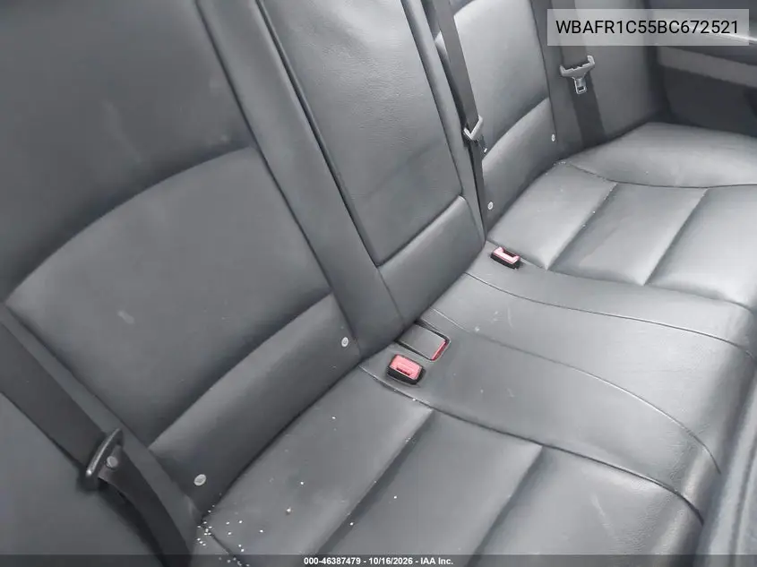 2011 BMW 5ER VIN WBAFR1C55BC672521 — фото 8