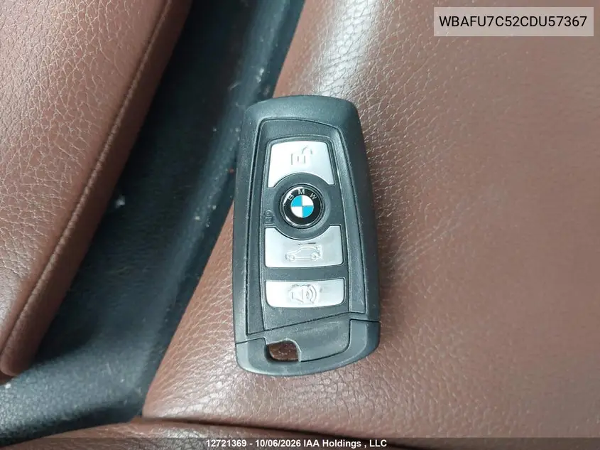 2012 BMW 5ER VIN WBAFU7C52CDU57367 — фото 12