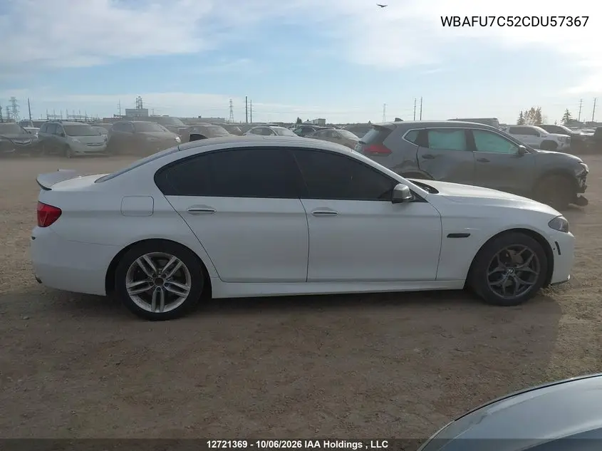 2012 BMW 5ER VIN WBAFU7C52CDU57367 — фото 14