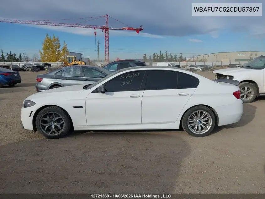BMW 5ER 2012, VIN WBAFU7C52CDU57367